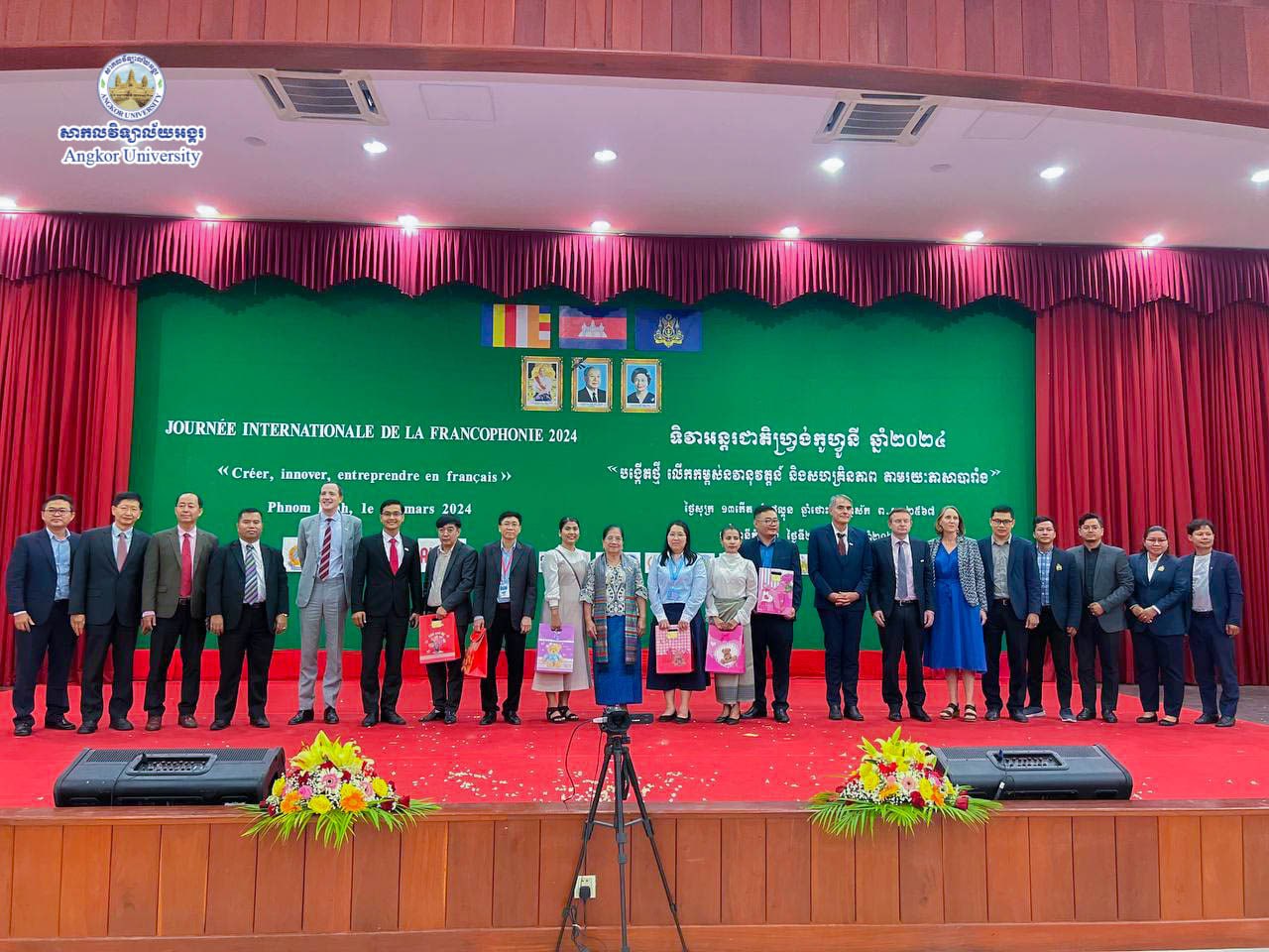 Angkor University participated in the celebration event for International Francophonie Day 2024