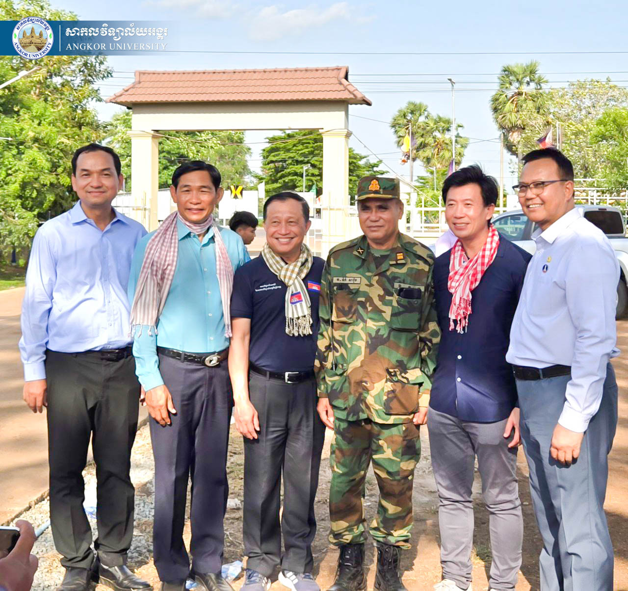 Fostering Education at the Border: H.E. Prof. (Hon.) Dr. SOK Tonh Joins MOEYS Minister to Support Staff, Students, and Refugees in Oddar Meanchey