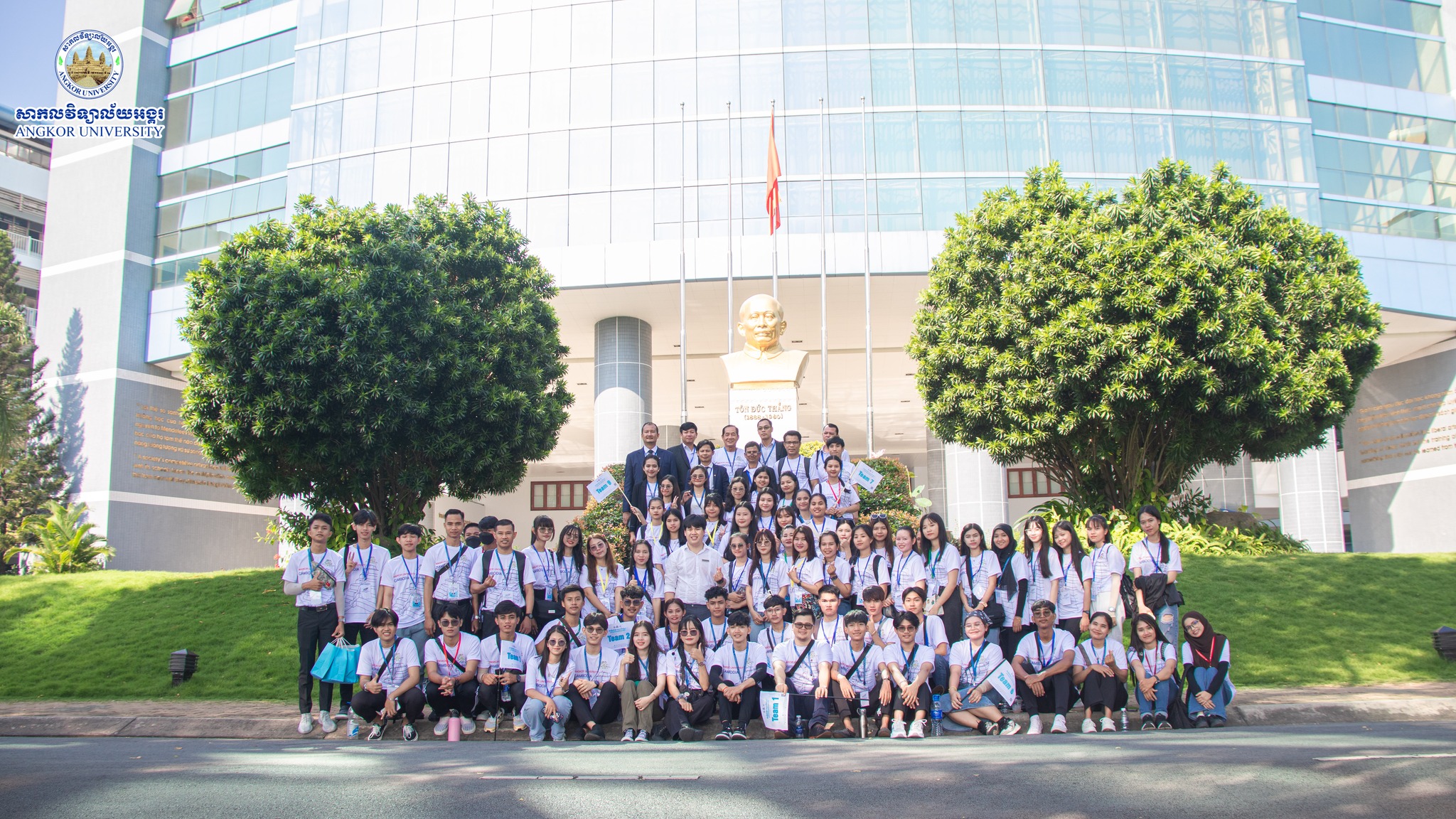 Activities of Angkor University management and students visit Ton Duc Thang University, Vietnam / TDTU Campus Tour # Angkor-Saigon Student Watch Camp