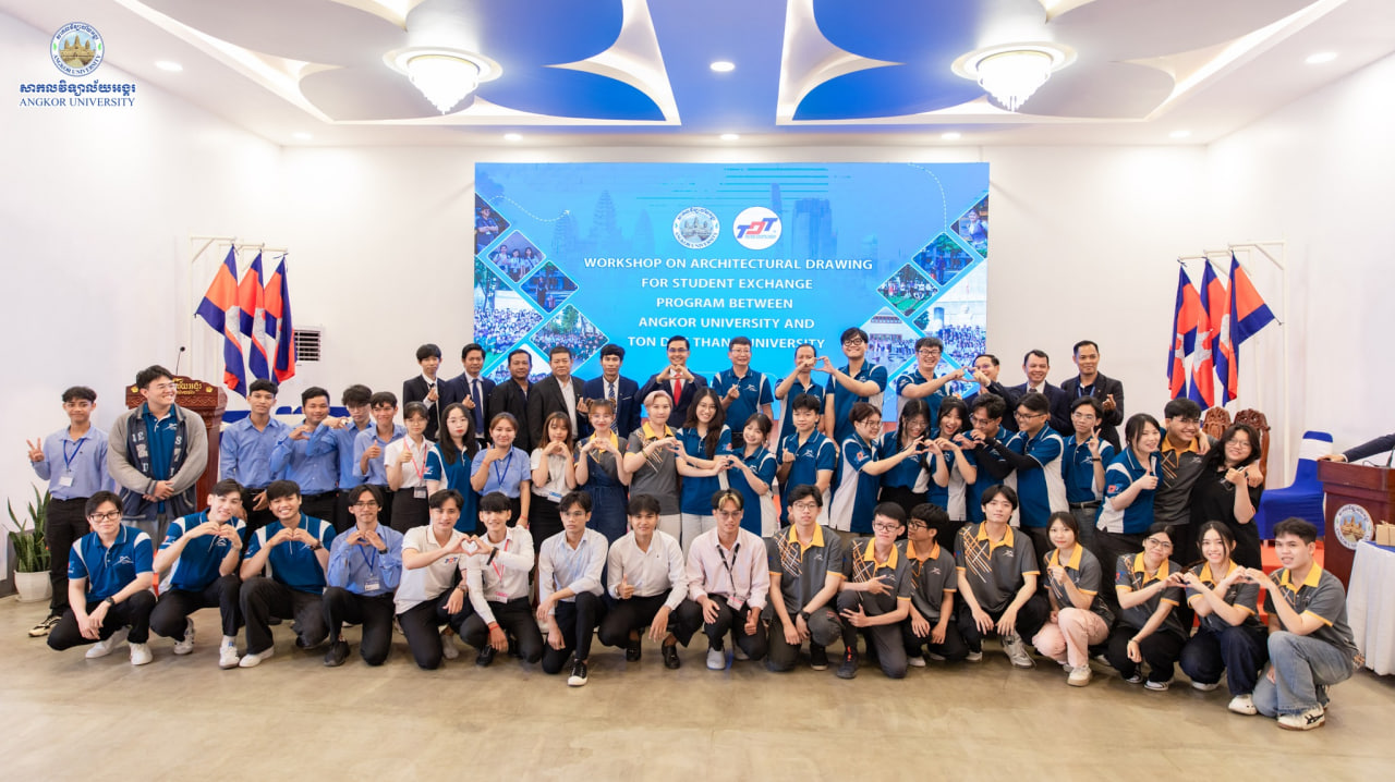 Workshop on Student exchange program in architecture between Angkor University and Ton Duc Thang University