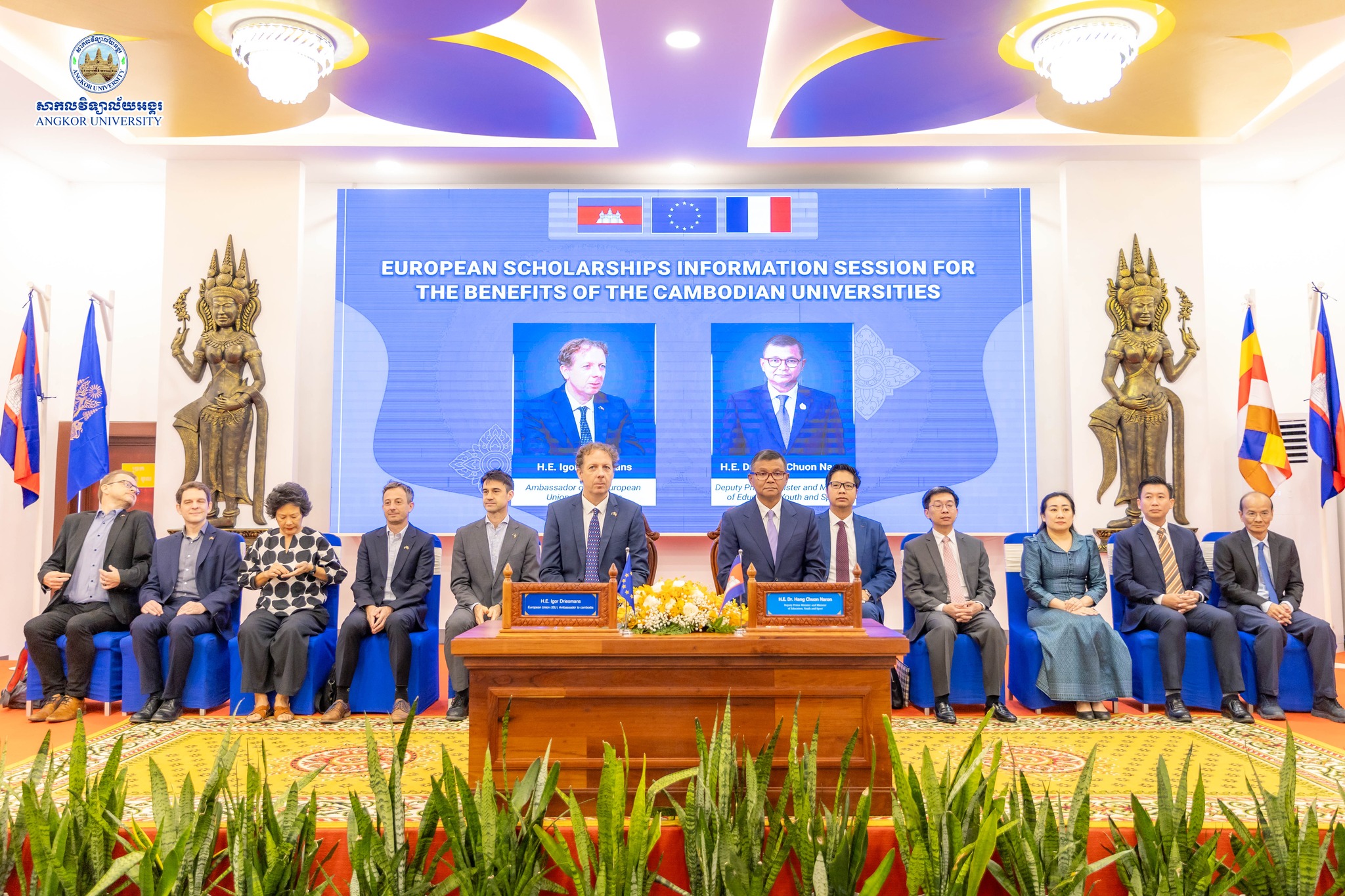 European Scholarship Information Session for the benefit of the Cambodian Universities