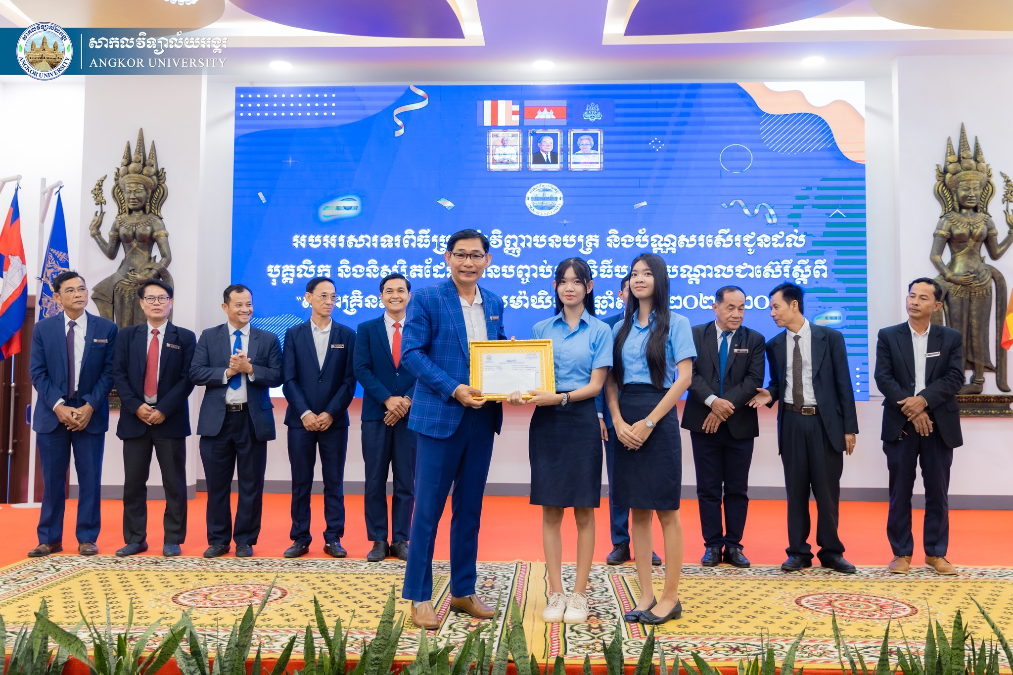 Angkor University Staff and Students Graduate from Entrepreneurship and Digital Marketing Training